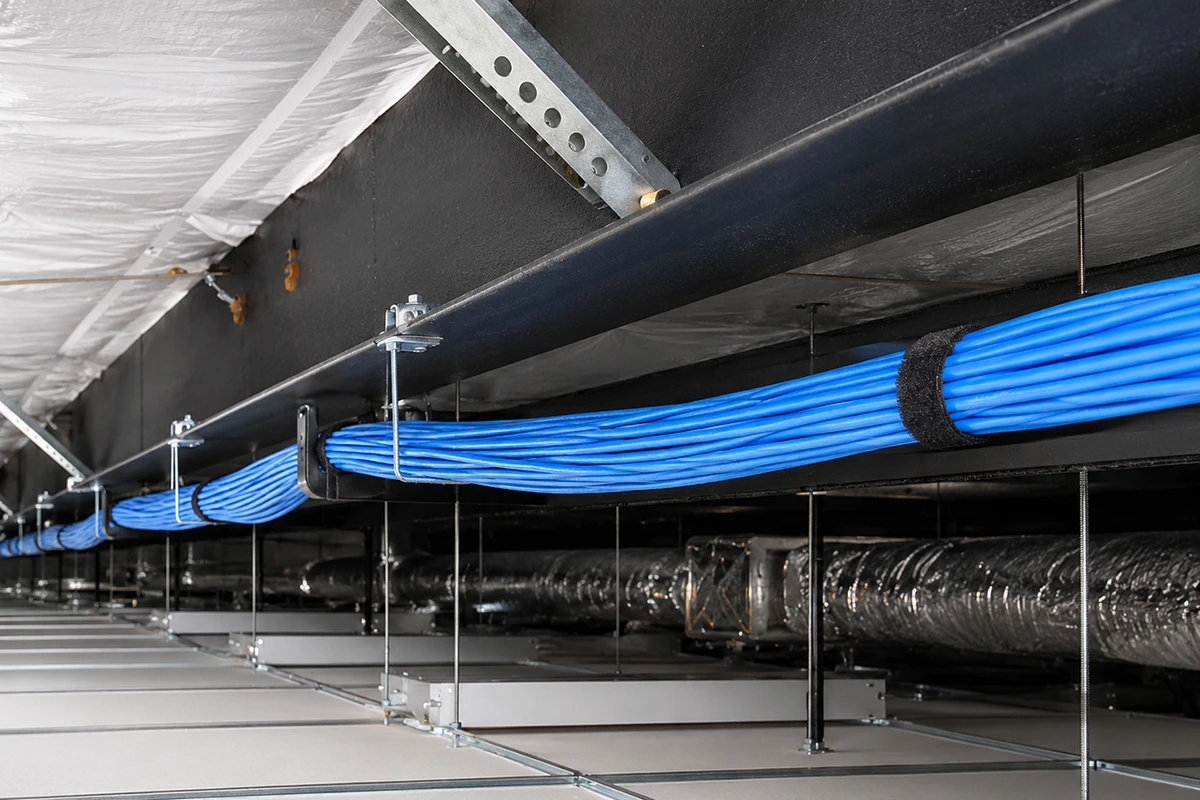 Organized network cabling